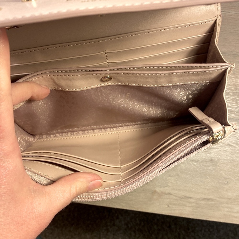NWOT. Kate Spade Blush Pink Purse with Pearl Detailing. - Picture 10 of 12